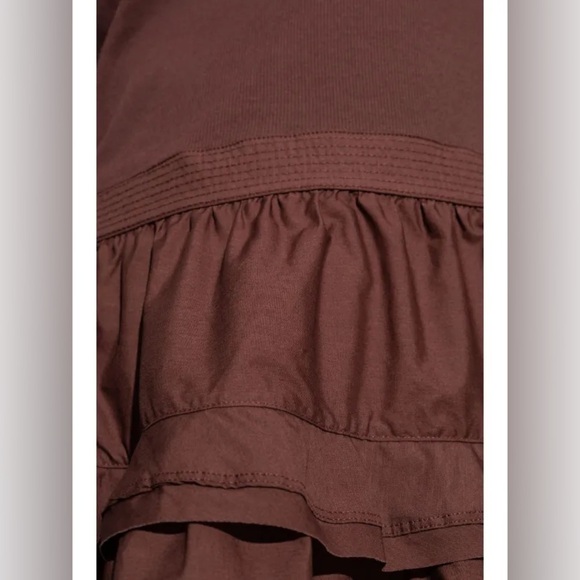 NWT Ulla Johnson Tilda Mixed Media Women’s Brown Minidress Small - Picture 8 of 8